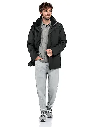SCHÖFFEL | Herren Winterparka Style Borkol 3in1 Hoodie | schwarz
